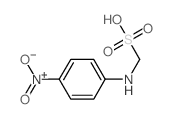 [(4-nitrophenyl)amino]methanesulfonic acid Structure