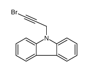 9-(3-bromoprop-2-ynyl)carbazole Structure