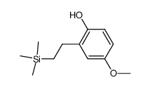4-methoxy-2-[2-(trimethylsilyl)ethyl]phenol Structure