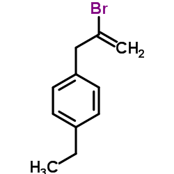 2-BROMO-3-(4-ETHYLPHENYL)-1-PROPENE结构式