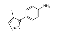 4-(5-甲基-1H-1,2,3-噻唑-1-基)苯胺结构式