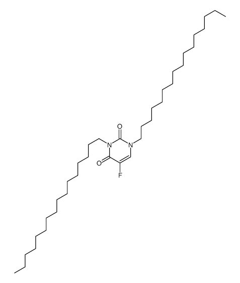 5-fluoro-1,3-dihexadecylpyrimidine-2,4-dione Structure