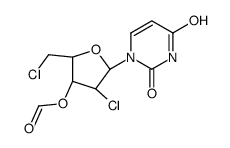 [(2S,3R,4R,5R)-4-chloro-2-(chloromethyl)-5-(2,4-dioxopyrimidin-1-yl)oxolan-3-yl] formate Structure
