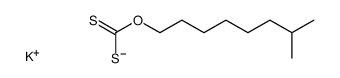 potassium,7-methyloctoxymethanedithioate结构式