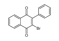 2-bromo-3-phenyl-1,4-naphthoquinone结构式