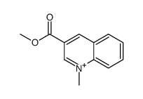 methyl 1-methylquinolin-1-ium-3-carboxylate结构式