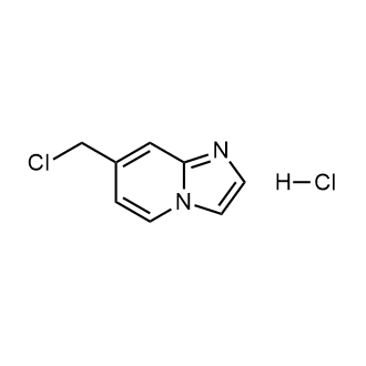 7-(氯甲基)咪唑并[1,2-a]吡啶盐酸盐结构式