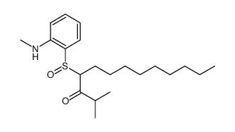 2-methyl-4-((2-(methylamino)phenyl)sulfinyl)tridecan-3-one Structure
