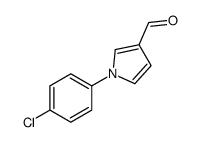 1-(4-chlorophenyl)pyrrole-3-carbaldehyde结构式