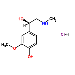 DL-3-甲氧基肾上腺素盐酸盐结构式