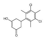 5-(3,5-dichloro-2,4,6-trimethylphenyl)-3-hydroxycyclohex-2-en-1-one结构式