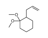 1,1-dimethoxy-2-prop-2-enylcyclohexane Structure