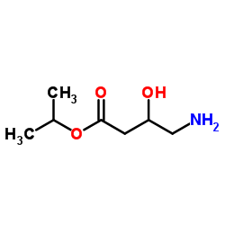 Isopropyl 4-amino-3-hydroxybutanoate Structure