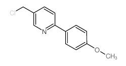 5-(Chloromethyl)-2-(4-methoxyphenyl)pyridine Structure