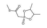 2-(methylthiocarbonylmethyl)-4,5-dimethyl-2-oxo-1,3, 2-dioxaphospholane Structure