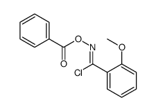 [[chloro-(2-methoxyphenyl)methylidene]amino] benzoate Structure