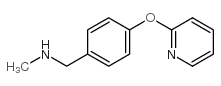 N-甲基-n-[4-(吡啶-2-基氧基)苄基]胺结构式