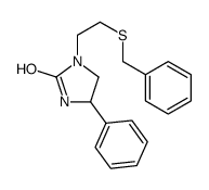 1-(2-benzylsulfanylethyl)-4-phenylimidazolidin-2-one Structure