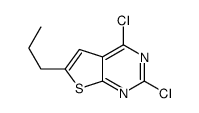 2,4-Dichloro-6-propylthieno[2,3-d]pyrimidine Structure