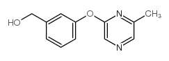 {3-[(6-甲基吡嗪-2-基)氧基]苯基}甲醇结构式