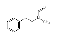 N-methyl-N-phenethyl-formamide Structure