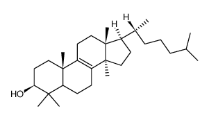 24,25-二氢羊毛甾醇醇结构式
