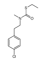 S-ethyl N-[2-(4-chlorophenyl)ethyl]-N-methylcarbamothioate Structure