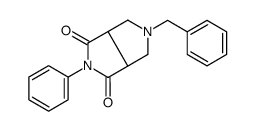 5-Benzyl-2-phenyltetrahydropyrrolo[3,4-c]pyrrole-1,3-dione结构式