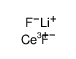 Cerium lithium fluoride Structure
