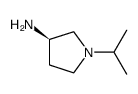 (3R)-1-(1-methylethyl)pyrrolidin-3-amine结构式