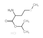 Methionine,1-methylethyl ester, hydrochloride (9CI) structure