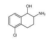 1-Naphthalenol, 2-amino-5-chloro-1,2,3,4-tetrahydro结构式