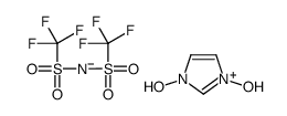 bis(trifluoromethylsulfonyl)azanide,1,3-dihydroxyimidazol-1-ium Structure