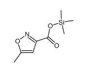 trimethylsilyl 5-methylisoxazole-3-carboxylate Structure