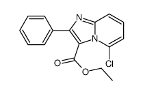 Ethyl 5-chloro-2-phenylimidazo[1,2-a]pyridine-3-carboxylate Structure