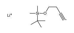 lithium,tert-butyl-but-3-ynoxy-dimethylsilane结构式