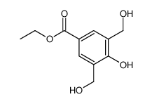 4-hydroxy-3,5-bis(hydroxymethyl)benzoic acid ethyl ester Structure