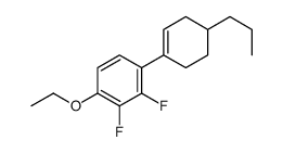 1-ethoxy-2,3-difluoro-4-(4-propylcyclohexen-1-yl)benzene结构式