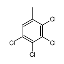 1,2,3,4-tetrachloro-5-methylbenzene结构式