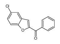 5-CHLORO-2-BENZOYLBENZOFURAN结构式