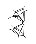 bis(pentamethylcyclopentadienyl)europium(II) Structure