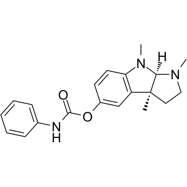 (-)-Eseroline phenylcarbamate结构式