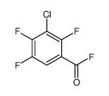 Benzoyl fluoride, 3-chloro-2,4,5-trifluoro- (9CI)结构式