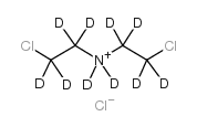 Bis(2-Chloroethyl)amine hydrochloride-d8 Structure