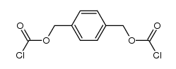1,4-Phenylenedimethylene bis(chloroformate) Structure