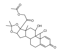 (11β,16α)-21-(Acetyloxy)-9-chloro-11-hydroxy-16,17-[(1-Methylethylidene)bis(oxy)]-pregna-1,4-diene-3,20-dione picture