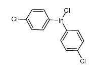 bis(4-chlorophenyl)indium(III) chloride结构式