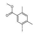 5-碘-2,4-二甲基苯甲酸甲酯结构式