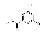 methyl 4-methoxy-6-oxo-1H-pyridine-2-carboxylate结构式