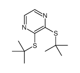 2,3-bis(tert-butylsulfanyl)pyrazine Structure